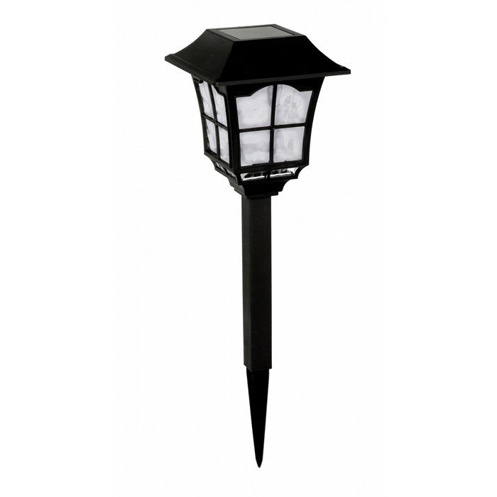 Lampada solare a led bianco caldo 37 cm