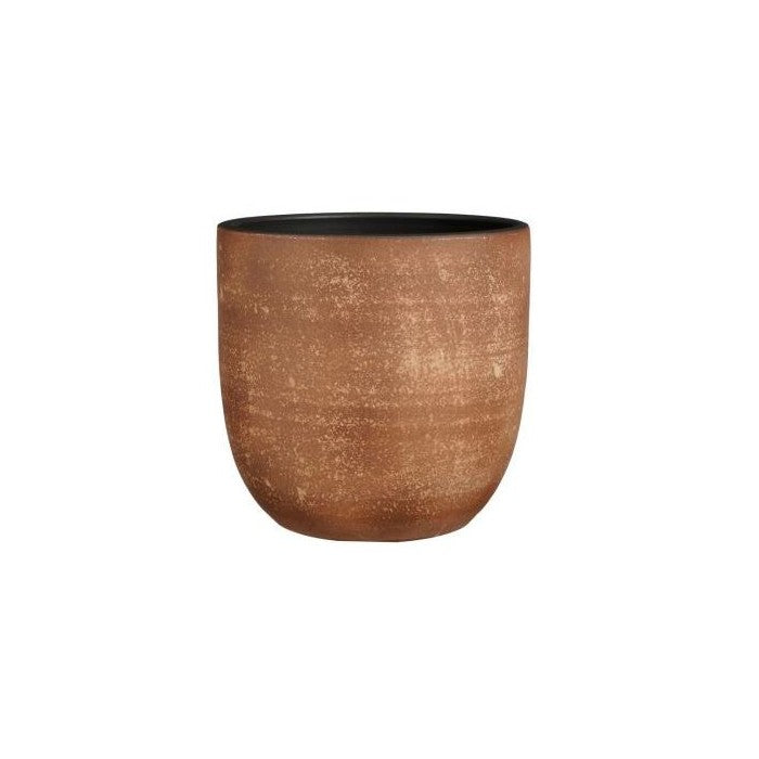 Porta-vaso tondo in terracotta - Nora - EDELMAN - 34318771814616