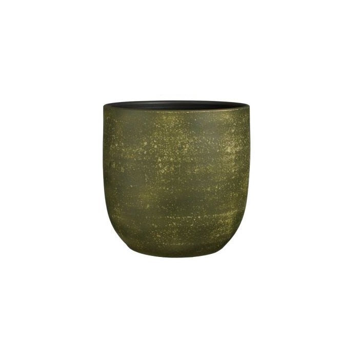 Porta-vaso tondo in terracotta - Nora - EDELMAN - 34318772142296
