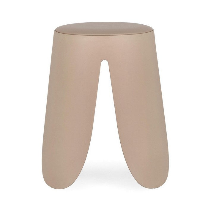 Sgabello tondo in similpelle - Imogen