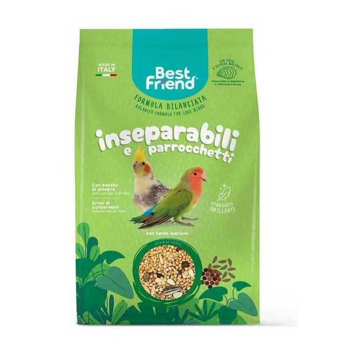 Mangime completo per inseparabili e parrocchetti 500 g - Best Friend - RECORD - 64405961998714