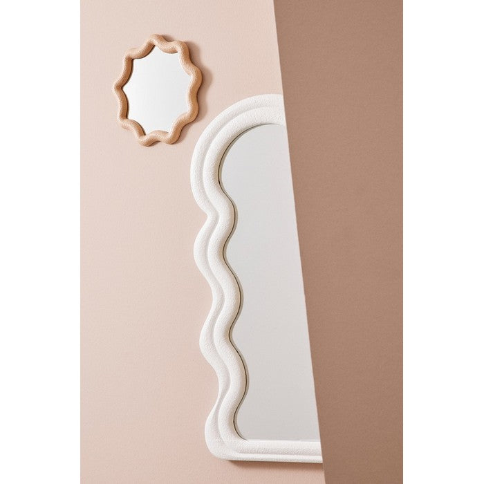 Specchio decorativo in mdf 32 cm - Creamy - BIZZOTTO - 64075322786170