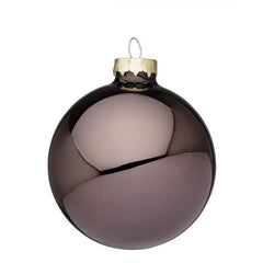 Palla di Natale in vetro rosa caldo opaco