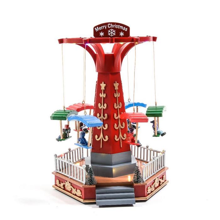 Giostra per villaggio natalizio 31 cm