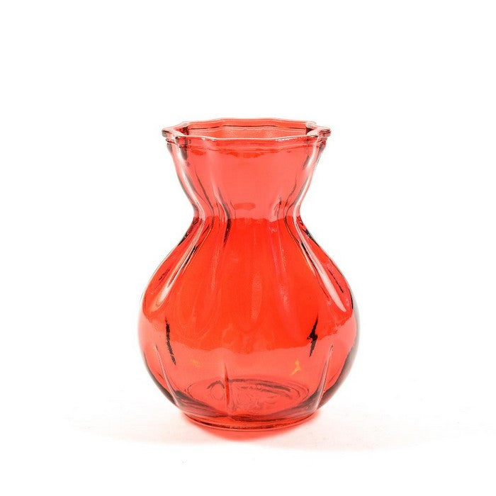 Vaso in vetro per decorazione natalizia