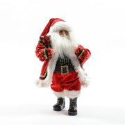 Statua Babbo Natale in piedi per decorazione natalizia 45 cm