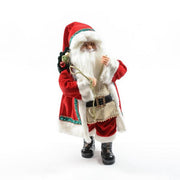 Statua Babbo Natale in piedi per decorazione natalizia 60 cm