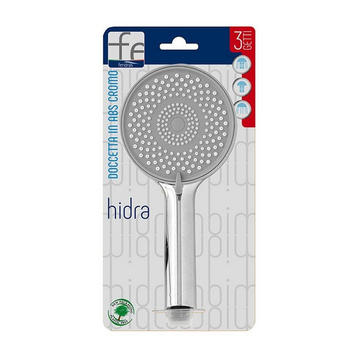Doccetta tonda in ABS cromato a 3 funzioni - Hidra - FERIDRAS - 64631895130490