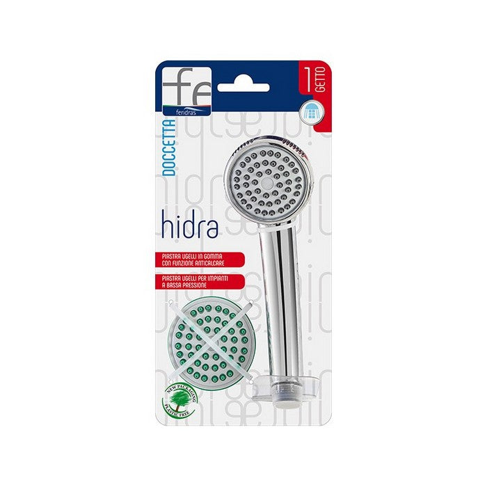 Doccetta in ABS cromato monofunzione con ricambio - Hidra - FERIDRAS - 64631908794746