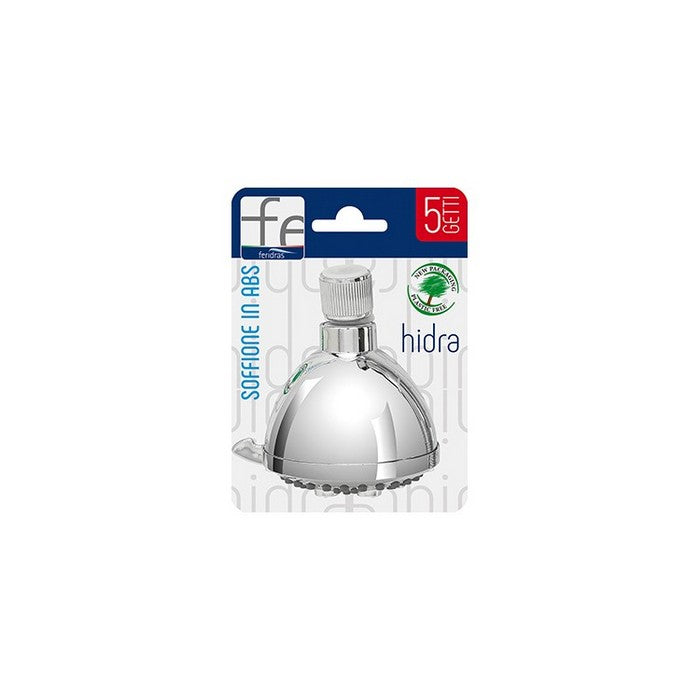 Soffione doccia in ABS cromato 5 funzioni - Hidra - FERIDRAS - 64631944446330