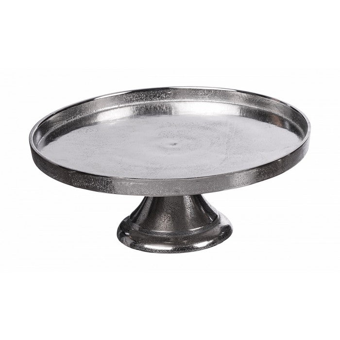 Alzata tonda in metallo argento 30 cm - AD TREND - 63845801820538