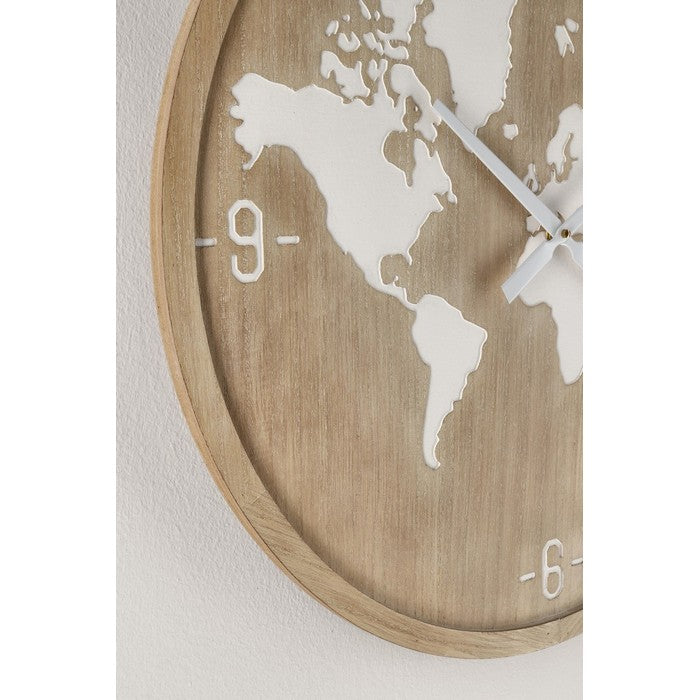 Orologio da parete tondo con planisfero 60 cm - Maxime - BIZZOTTO - 63738831470970