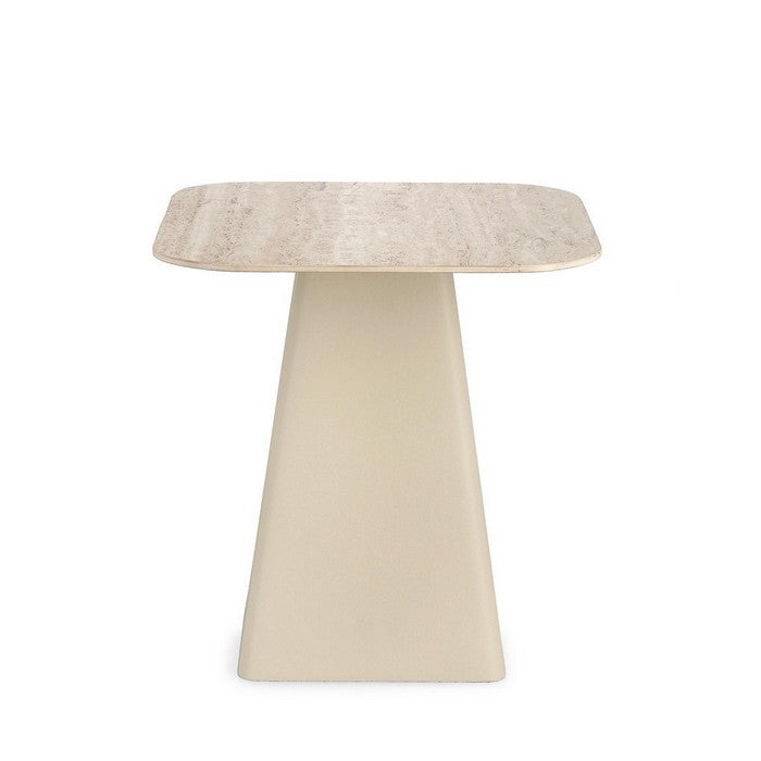 Tavolino quadrato con piano in ceramica travertino - Hardy - BIZZOTTO - 63738832290170