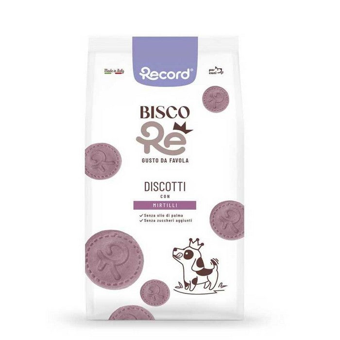 Biscotti per cani discotti ai mirtilli - BiscoRe - RECORD - 64405925986682