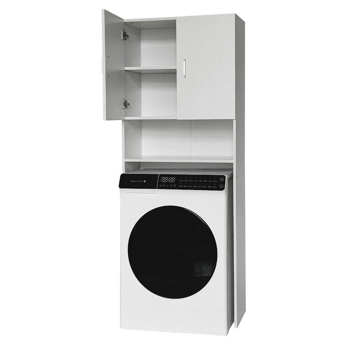 Mobile per lavatrice con ante e ripiano in mdf - Dover - BEST - 63846669746554