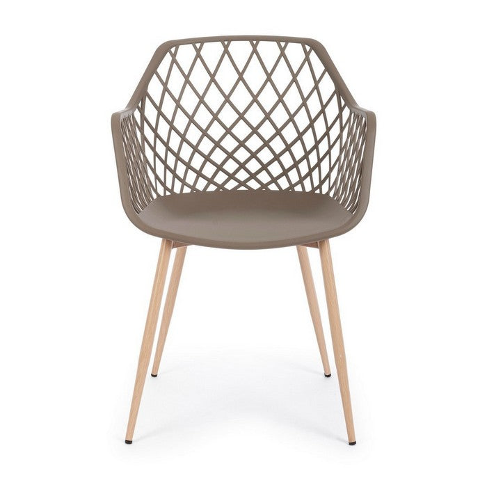 Sedia scandinava ergonomica con braccioli - Optik