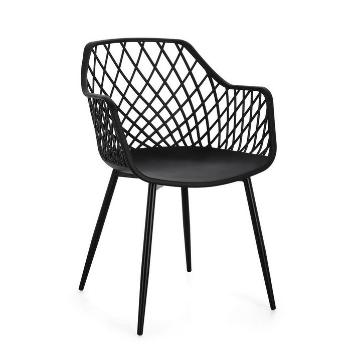 Sedia scandinava ergonomica con braccioli - Optik