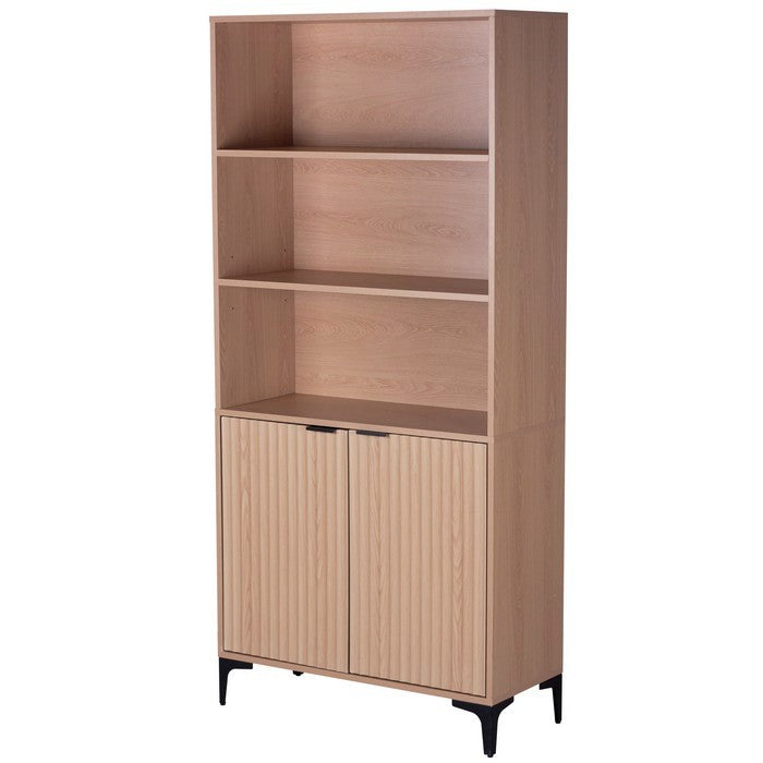 Mobile moderno con 2 ante e ripiani in melamina legno - Lignum - BEST - 64634730086778