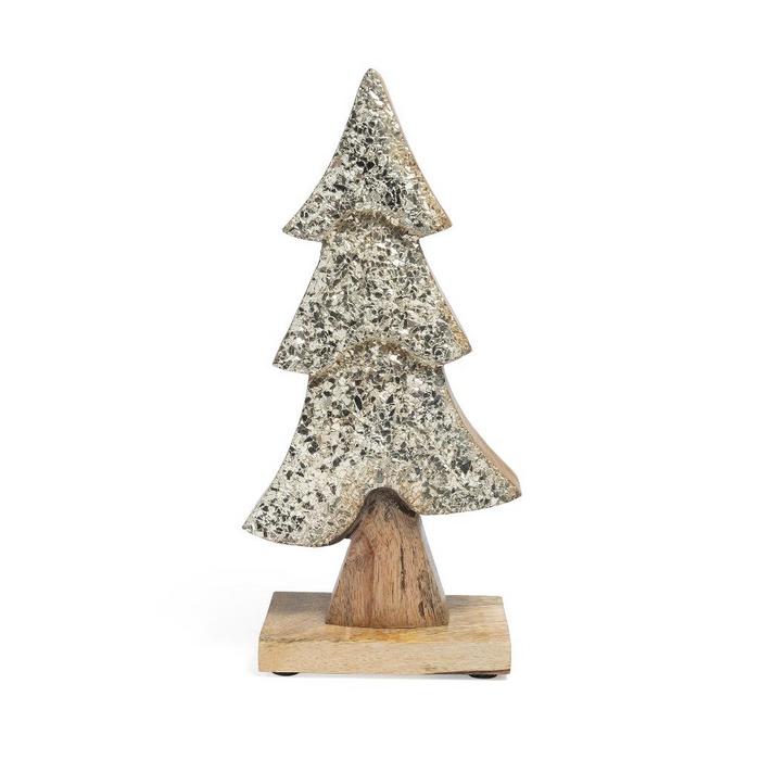 Albero in legno per decorazione natalizia 24 cm