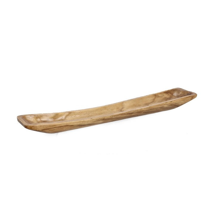 Vassoio decorativo rettangolare in legno 91x17 cm - Jamal