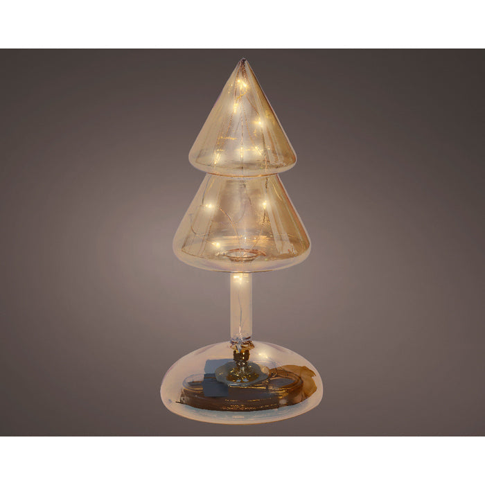 Decorazione luminosa natalizia a batteria, albero con led