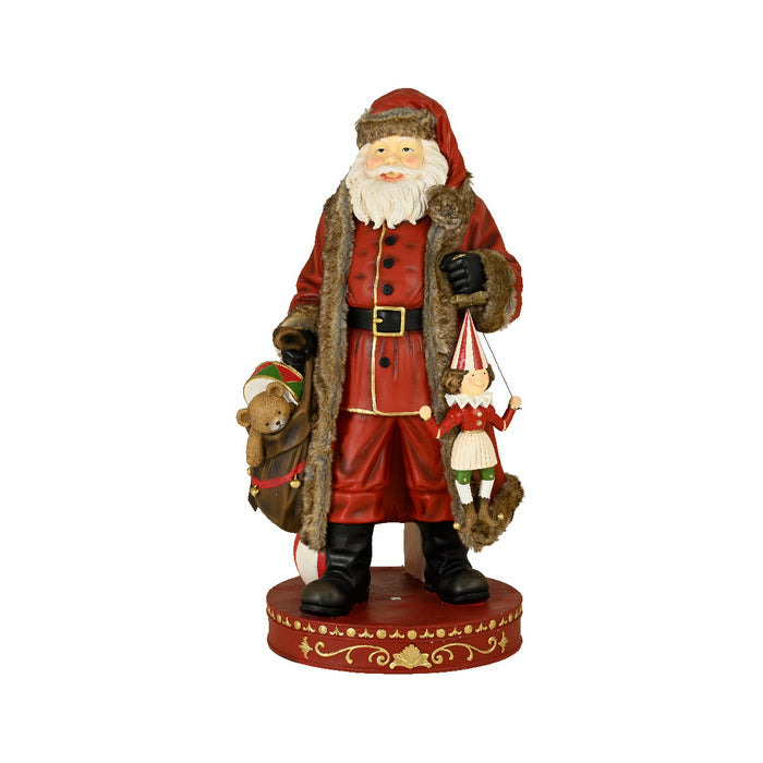 Statua in magnesio per decorazione natalizia 166 cm