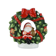 Corona natalizia per decorazione in terracotta 24 cm