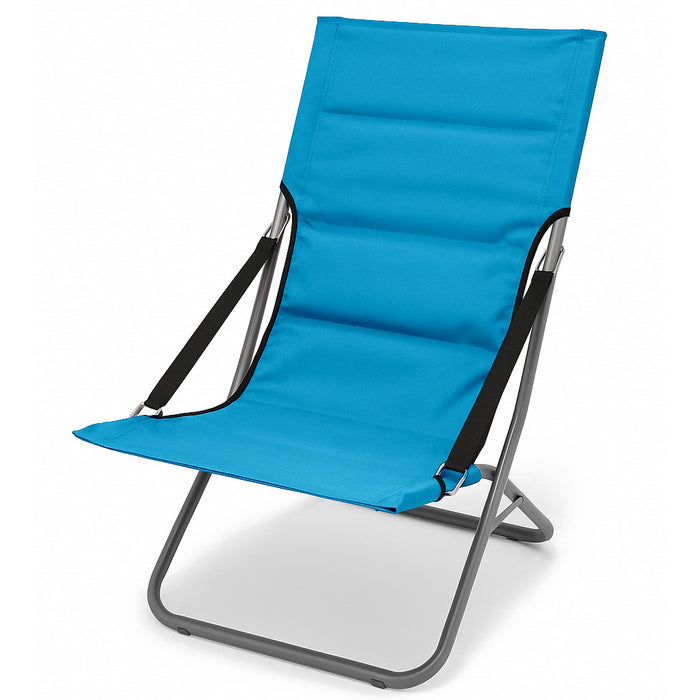 Sedia pieghevole in metallo con imbottitura - Canapone - BEST - 66556388442490