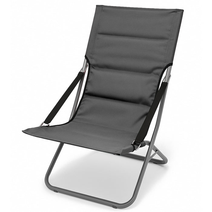 Sedia pieghevole in metallo con imbottitura - Canapone - BEST - 66556390375802