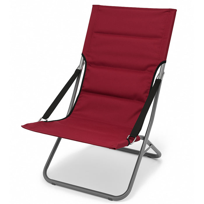 Sedia pieghevole in metallo con imbottitura - Canapone - BEST - 66556393455994