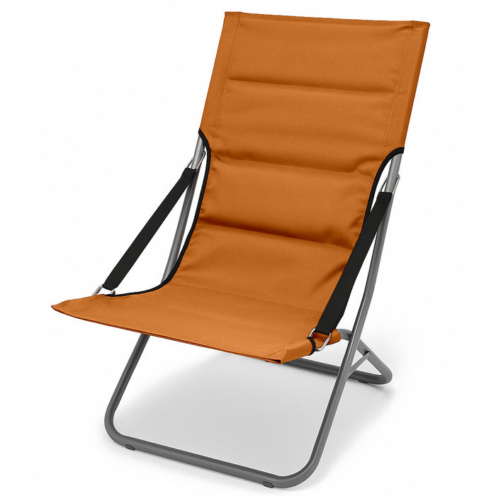 Sedia pieghevole in metallo con imbottitura - Canapone - BEST - 66556395454842