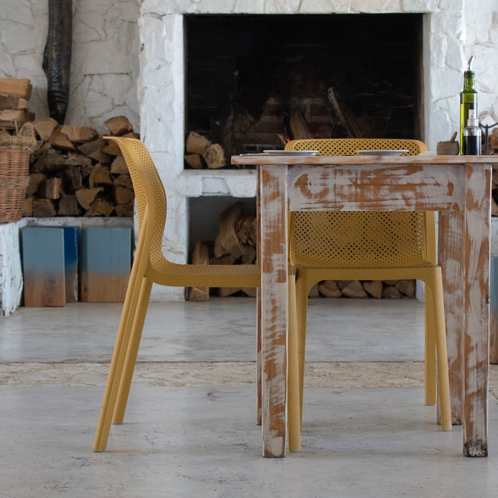 Sedia da giardino in resina impilabile - Bit