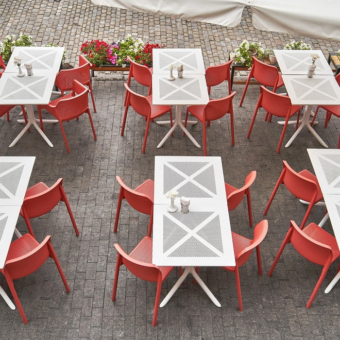 Sedia da giardino in resina impilabile - Bit