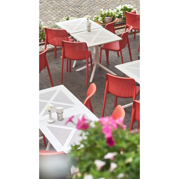 Sedia da giardino in resina impilabile - Bit