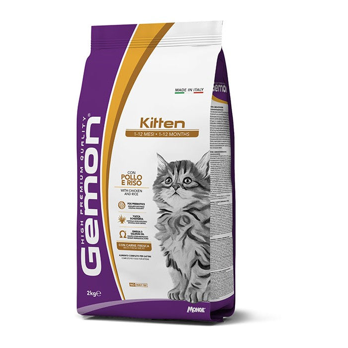 Gemon Gatto Kitten con Pollo e Riso