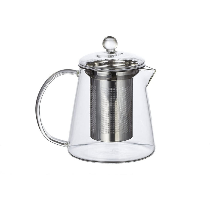 Teapro Infusore per tè in vetro da 350 ml, con filtro trasparente e coperchio, set regalo per tè sfuso, diffusore in vetro a doppia parete, teiera per una persona Teapro Infusore per tè in vetro da 350 ml, con filtro trasparente e coperchio, set regalo per tè sfuso, diffusore in vetro a doppia parete, teiera per una persona