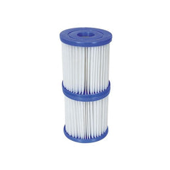 Set 2 filtri a cartuccia per pompe Bestway 1249 litri / ora - I