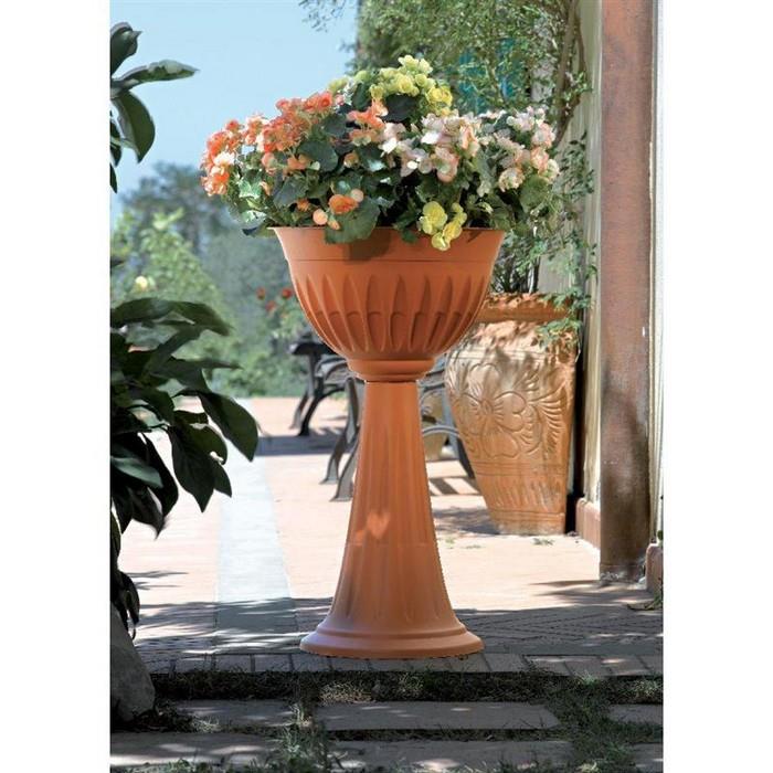 Vaso a colonna tondo 43 cm - Alba