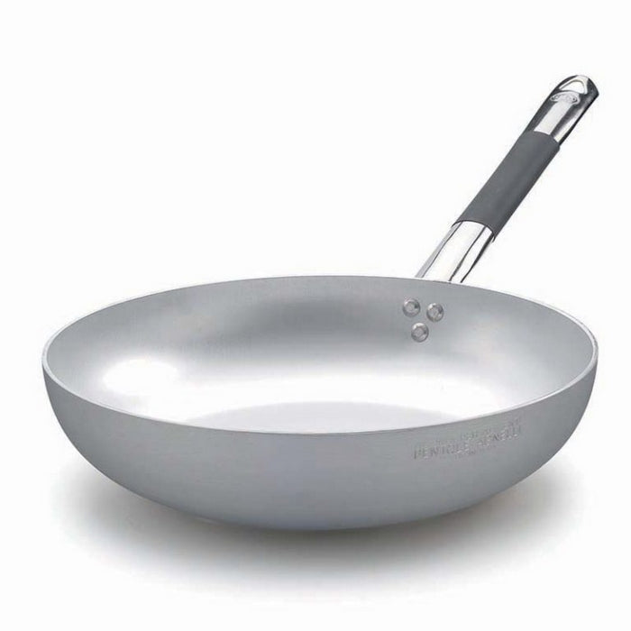 Padella professionale svasata alta in alluminio induzione 3mm - 1 manico