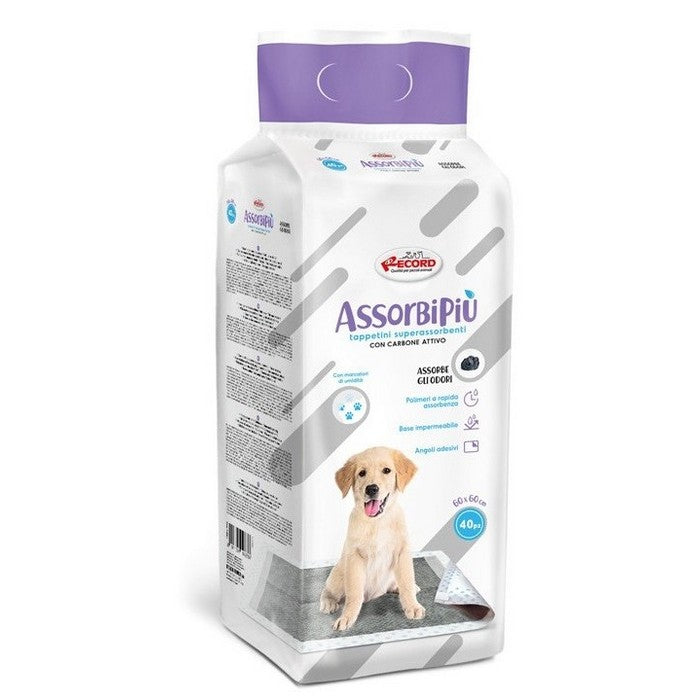 Tappetini assorbenti 60x60 cm con carbone attivo - Assorbipiù - RECORD - 64428990333306