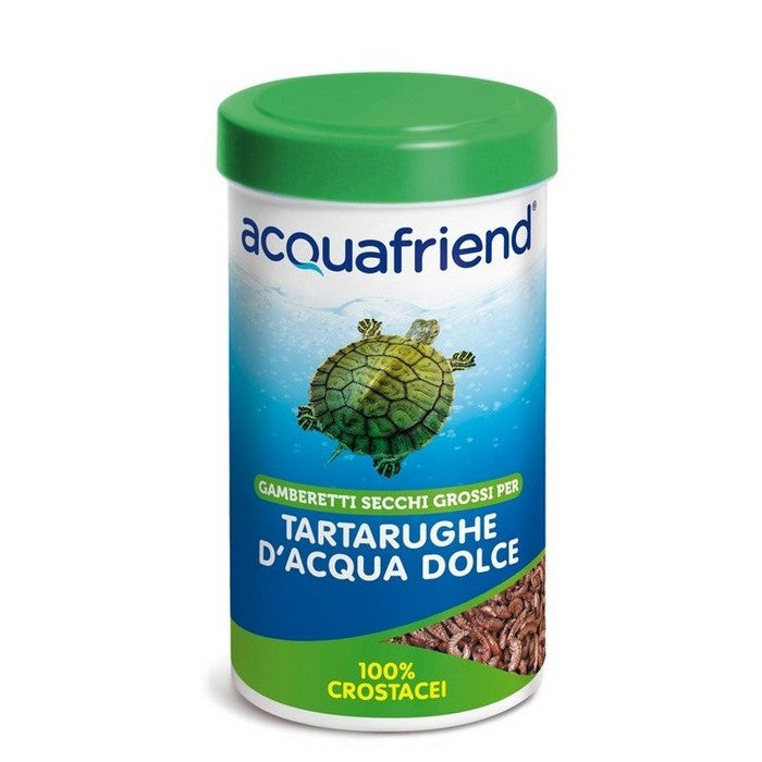 Mangime con gamberetti secchi grossi per tartarughe 1200 ml - Acquafriend - RECORD - 64406410133882