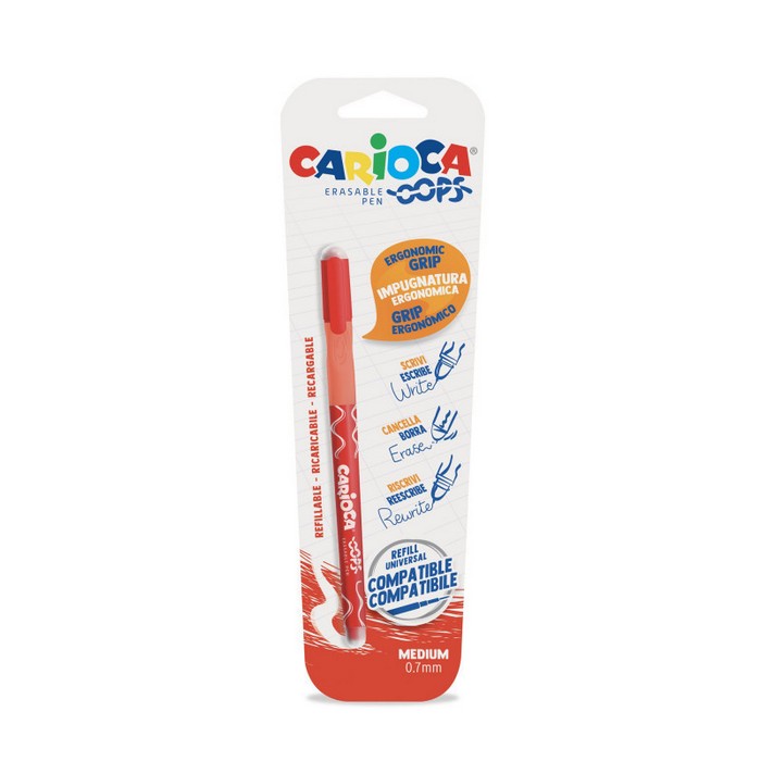 Carioca penna cancellabile Oops - rosso - INGRO CART - 34336419447000