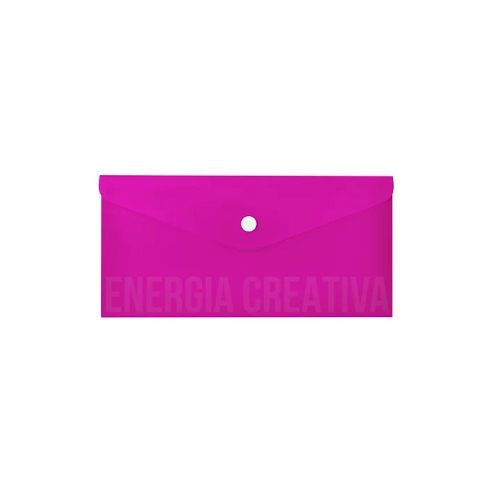 Busta per lettere in plastica con bottone - SCATTO ENERGIA CREATIVA - 34278013599960