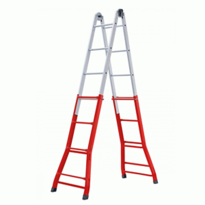 Scala telescopica 4+4 acciaio - VALEX - 34357927051480