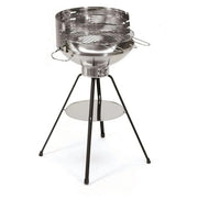 Barbecue tondo in acciaio inox - Girasole