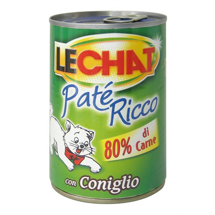 LeChat Adult Paté Ricco con Coniglio 400g - MONGE - 34289783210200
