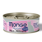 Monge Delicate Gatto Pezzetti di Pollo con Prosciutto - Adult 80g