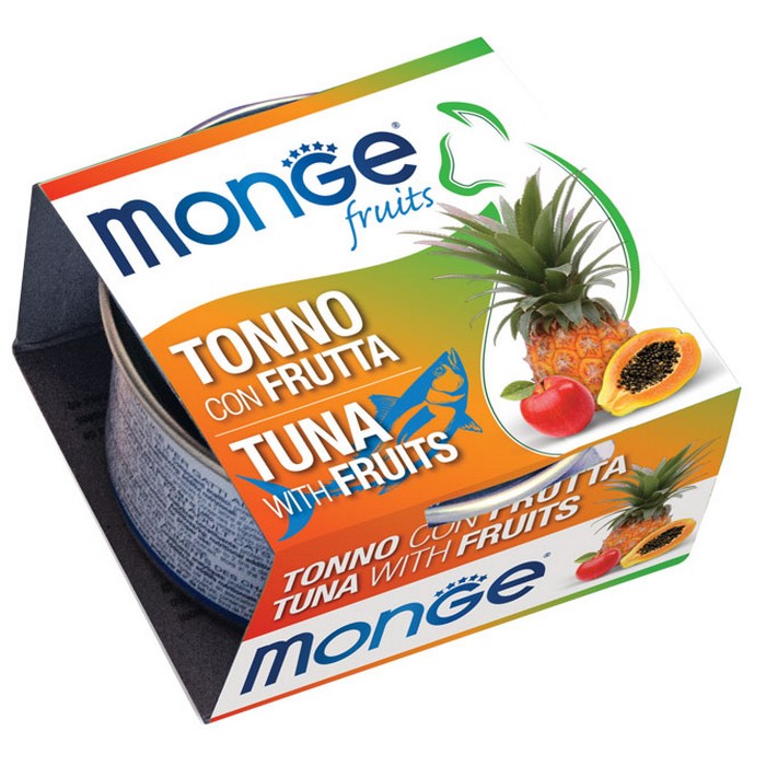 Monge Fruits Gatto Pezzetti di Tonno con Frutta - Adult 80g