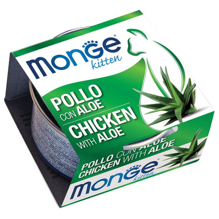 Monge Fruits Gatto Pezzetti di Pollo con Aloe - Kitten 80g