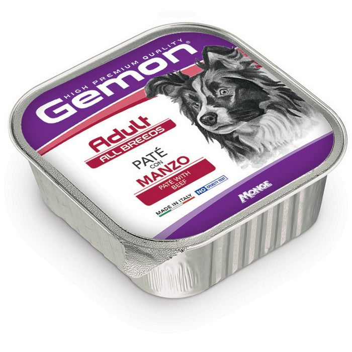 Gemon All Breeds Adult Paté con Manzo 150g